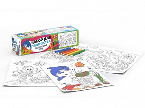 Набор для творчества с карандашами - Подводный мир (Magneticus, PNT-012)